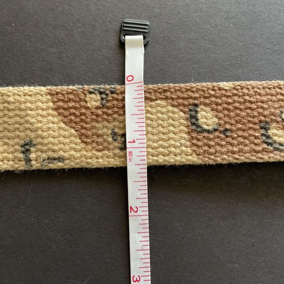 Reversible army print with rhinestone buckle belt - Picture 3 of 7